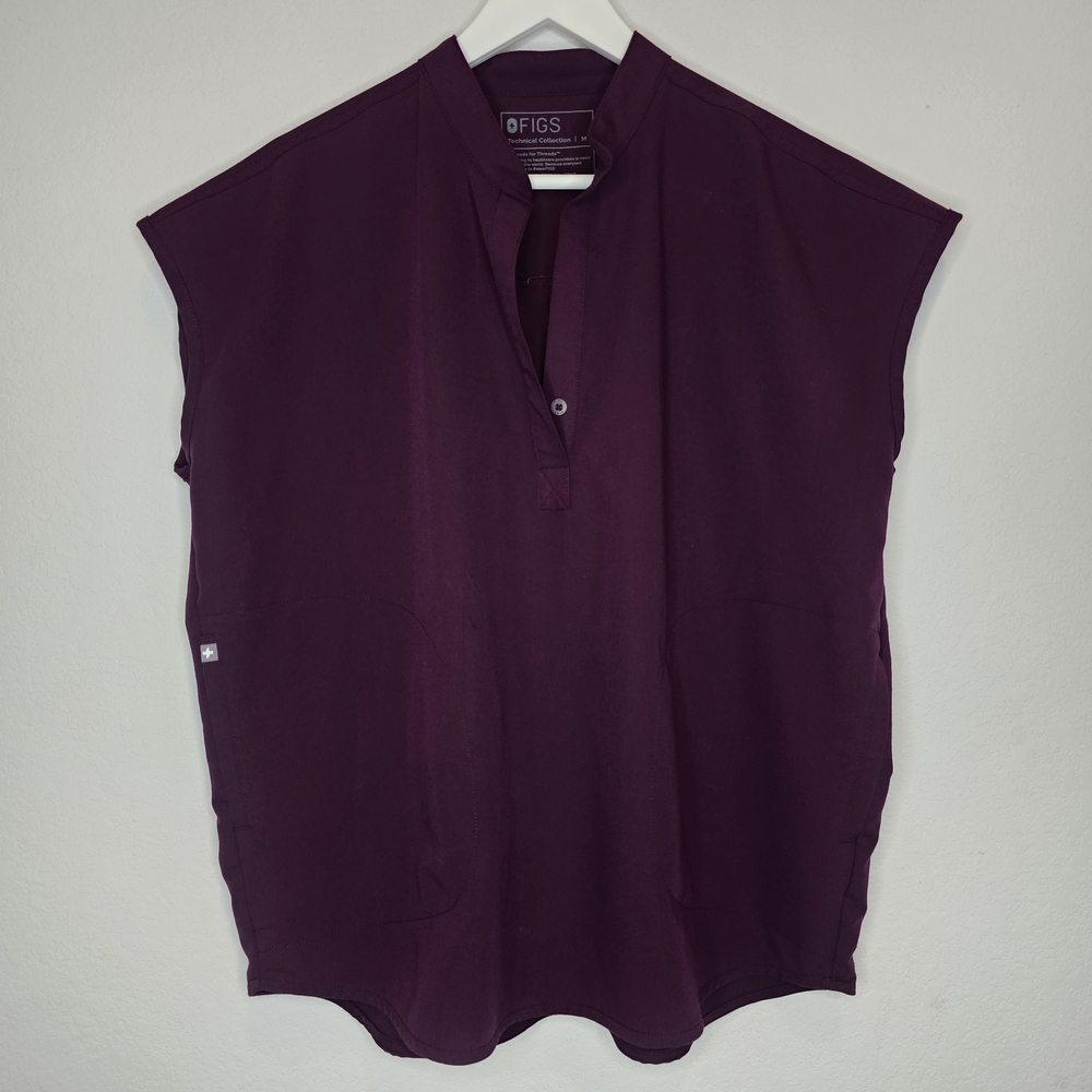 Figs Women's Deep Purple Top